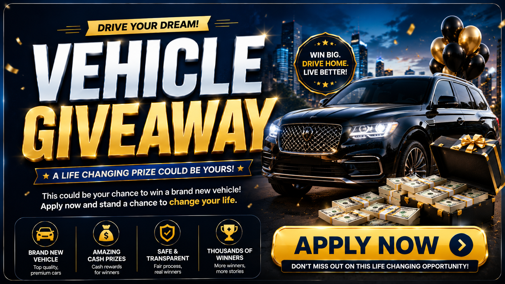 Vehicle Giveaway