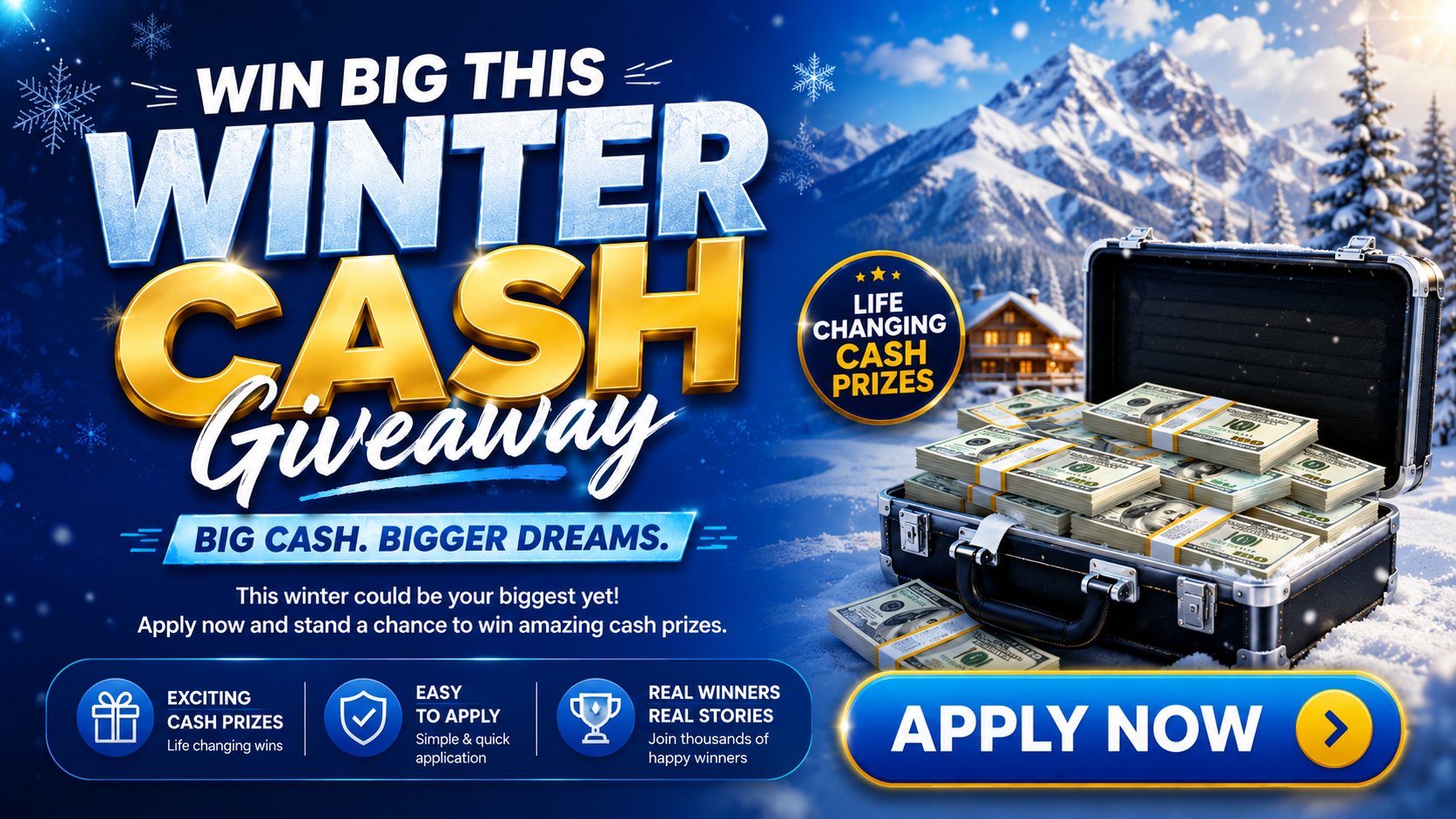 Winter Cash Giveaway